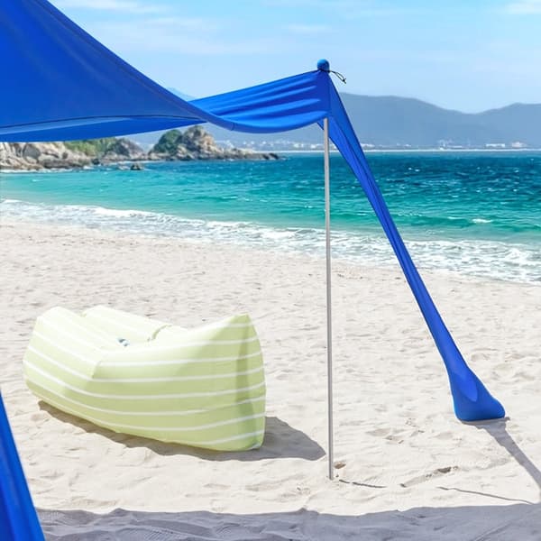 Rootz Sun Shade Segelkapell - Strandtält - Campingkapell - Ger UV-skydd - 400cm x 400cm x 200cm