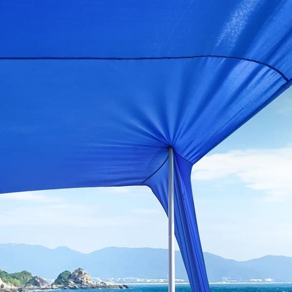 Rootz Sun Shade Segelkapell - Strandtält - Campingkapell - Ger UV-skydd - 400cm x 400cm x 200cm