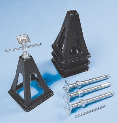 Haba Støttebuk plast 4stk sort 750kg/stk
