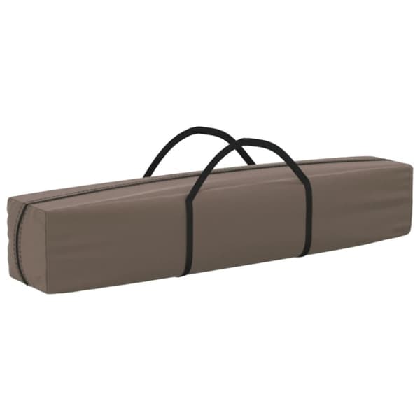 Hopfällbart partytält taupe 3x6 m