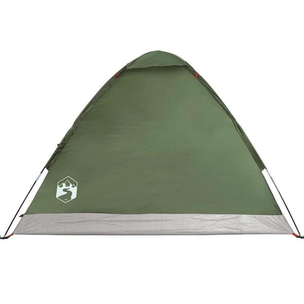 vidaXL 2-personers campingtelt vandtæt kuppel olivengrøn
