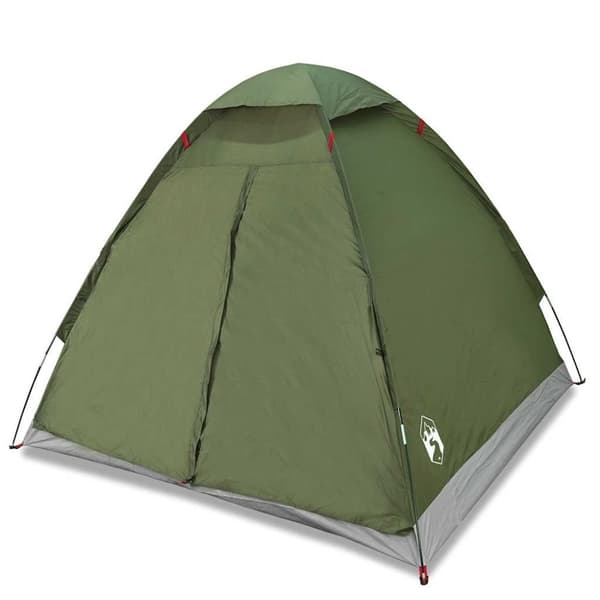 vidaXL 2-personers campingtelt vandtæt kuppel olivengrøn