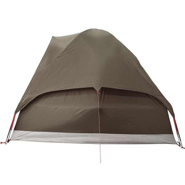 vidaXL Kuppeltelt for camping 2 personer brun vanntett