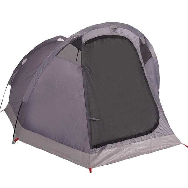 vidaXL Tunneltelt for camping 3 personer brun vanntett
