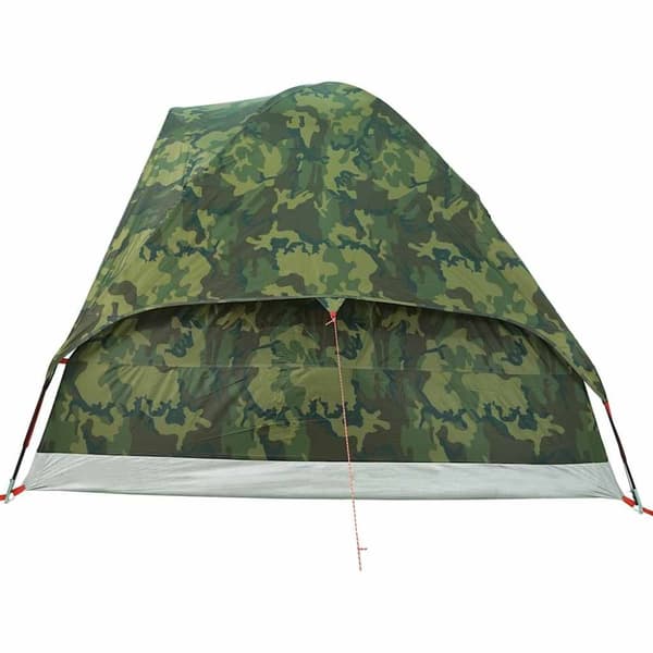 vidaXL 4-personers campingtelt vandtæt kuppel camouflage