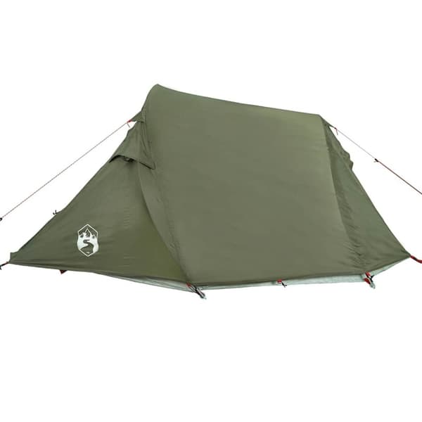 vidaXL Camping teltta tunneli 2-hengen oliivinvihreä vedenpitävä