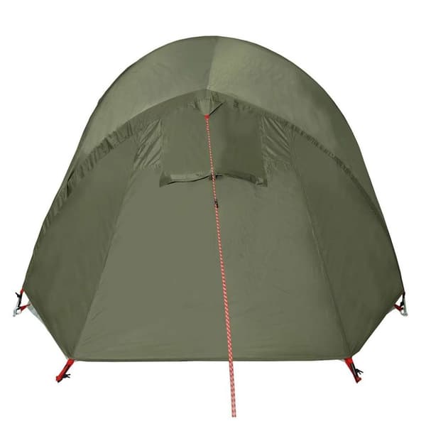 vidaXL Camping teltta tunneli 2-hengen oliivinvihreä vedenpitävä