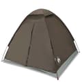 Pikkukuva 1 / 8: vidaXL Camping Teltta Dome 4-hengen ruskea vedenpitävä