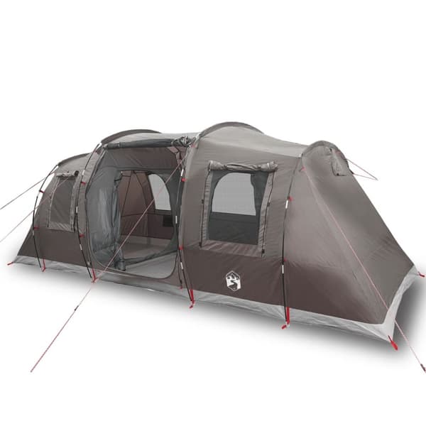 vidaXL 4-personers campingtelt vandtæt brun