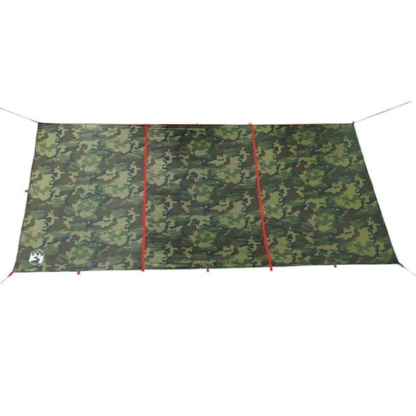 vidaXL Campingpresenning kamuflasje 451x420 cm vanntett