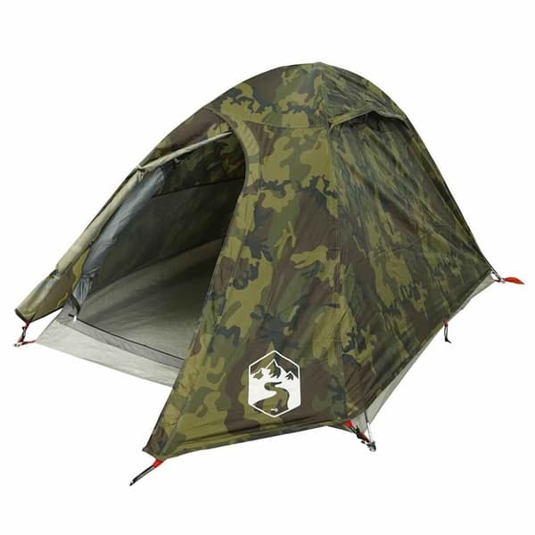 vidaXL Kuppeltelt for camping 2 personer kamuflasje vanntett
