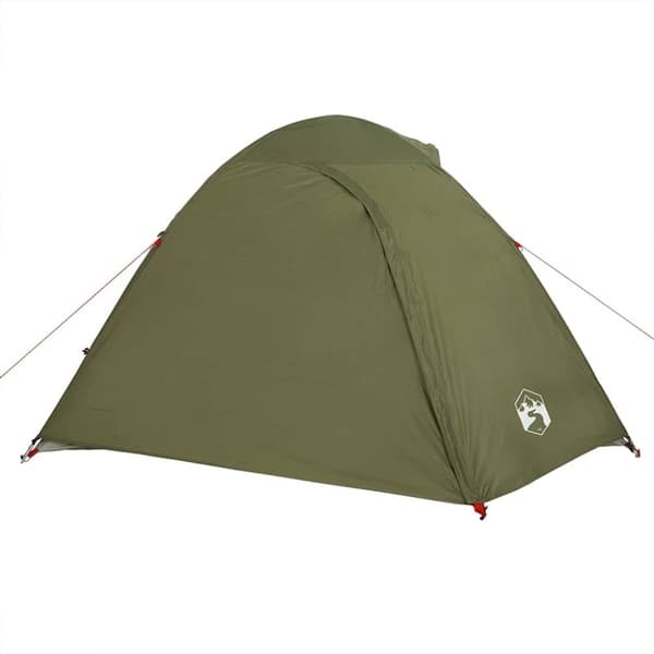 vidaXL Camping Teltta Dome 4-hengen oliivinvihreä vedenpitävä