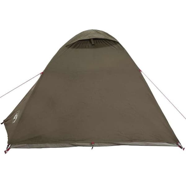 vidaXL Kuppeltelt for camping 3 personer brun vanntett