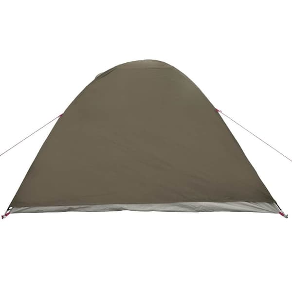 vidaXL Kuppeltelt for camping 3 personer brun vanntett
