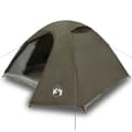 Miniatyrbilde 1 av 10: vidaXL Kuppeltelt for camping 3 personer brun vanntett