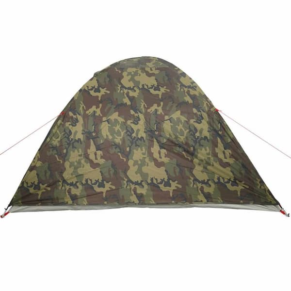 vidaXL 4-personers campingtelt vandtæt kuppel camouflage