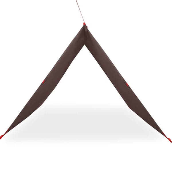 vidaXL Tarp brun 366x306 cm vattentät