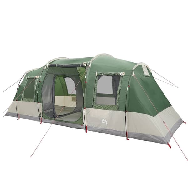 vidaXL 4-personers campingtelt vandtæt grøn