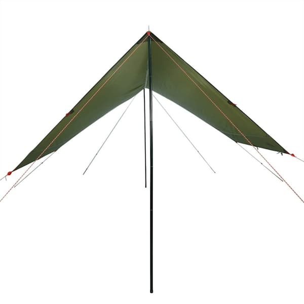 vidaXL Leirintäalue tarp oliivinvihreä 438x376x212 cm vedenpitävä