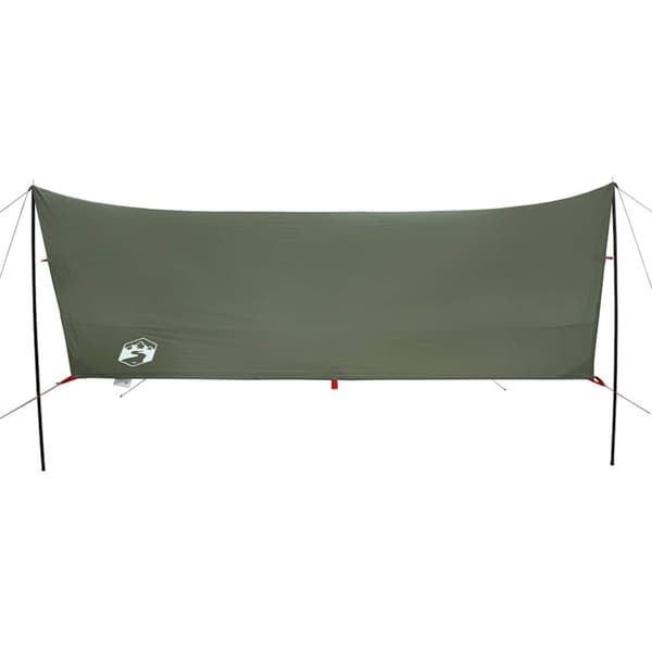 vidaXL Leirintäalue tarp oliivinvihreä 438x376x212 cm vedenpitävä
