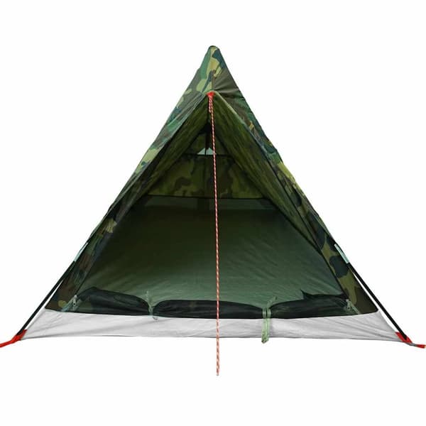 vidaXL 2-personers campingtelt vandtæt camouflage