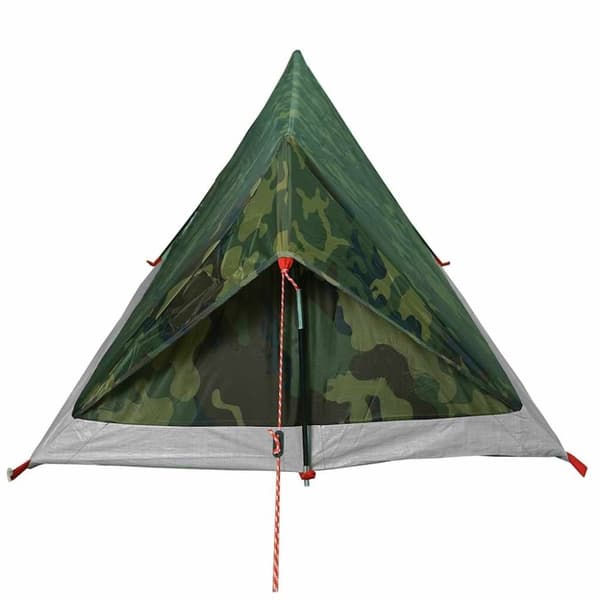 vidaXL 2-personers campingtelt vandtæt camouflage