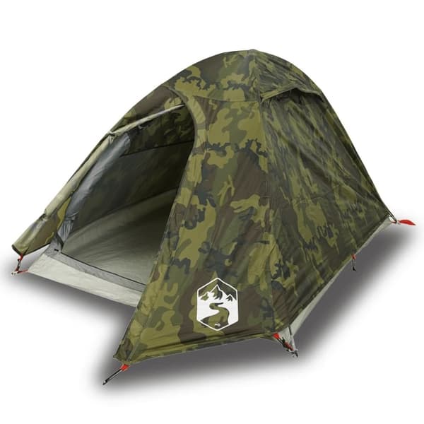 vidaXL Retkiteltta kupoli 2 henkilölle camouflage vedenpitävä