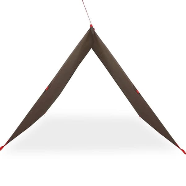 vidaXL Tarp brun 406x306 cm vattentät