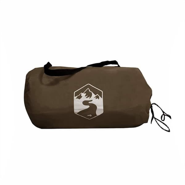 vidaXL Tarp brun 406x306 cm vattentät