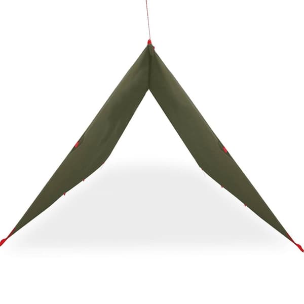 vidaXL Camping Tarp oliivinvihreä 506x306 cm Vedenpitävä