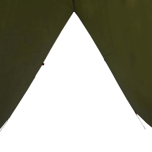 vidaXL Camping Tarp oliivinvihreä 451x420 cm Vedenpitävä