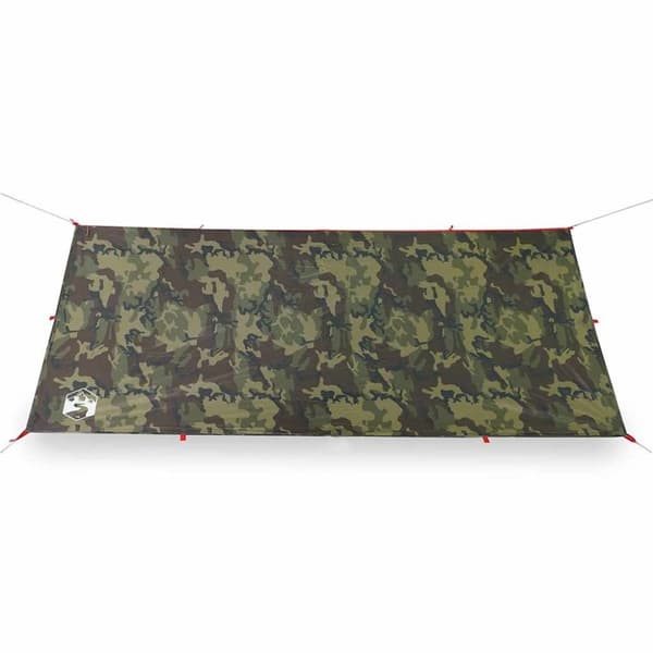 vidaXL Camping Tarp Camouflage 406x306 cm Vedenpitävä