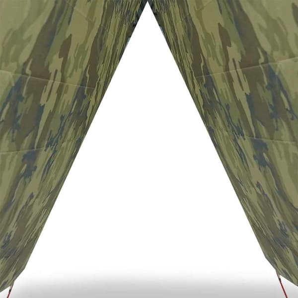 vidaXL Tarp kamouflage 366x306 cm vattentät