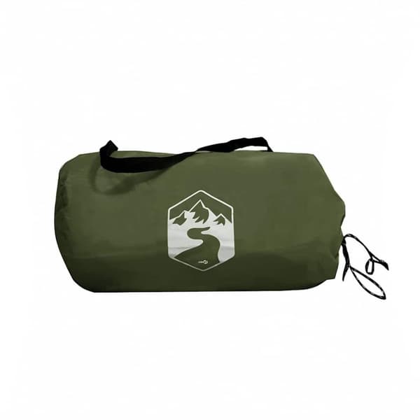 vidaXL Camping Tarp oliivinvihreä 406x306 cm Vedenpitävä