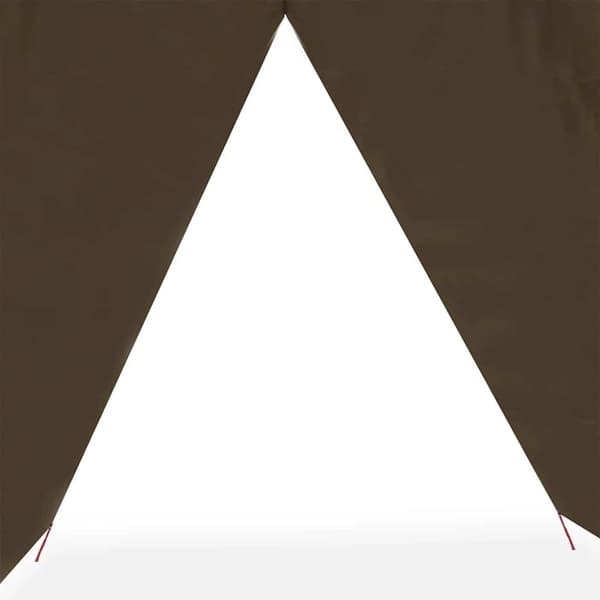 vidaXL tarp 406x306 cm vandtæt brun