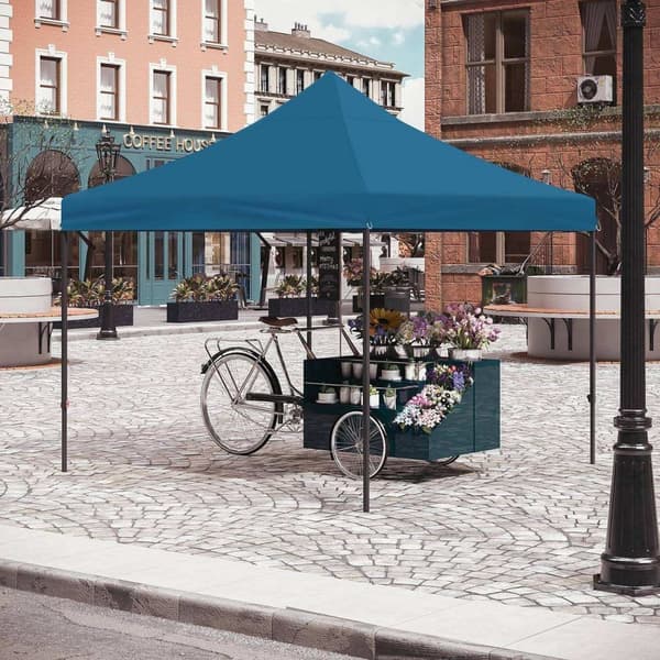 Rootzin kokoontaitettava puutarhahuvimaja - Ulkopaviljonki - Pop Up -katos - UV-suoja - 289cm x 330cm x 289cm