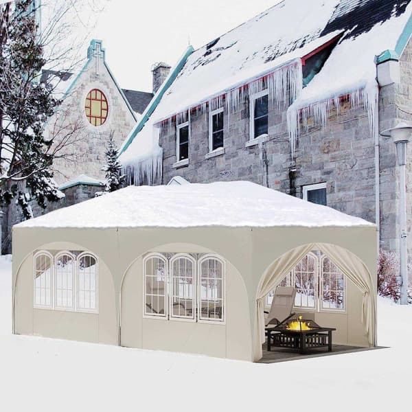 Rootz Garden Gazebo 3x6m - Ulkokatos - Pop Up -teltta - UV-suoja - Vettä hylkivä - 250-254-258cm - Täydelliset tarvikkeet