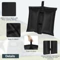 Pikkukuva 5 / 7: Rootz Sandbag Set - 4 kaksikammioista painokassia - 300 GSM Oxford -kangas - Vedenpitävä - Helppo kiinnitys - Monipuolinen käyttö - 37 cm x 41,5 cm -