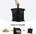 Pikkukuva 7 / 7: Rootz Sandbag Set - 4 kaksikammioista painokassia - 300 GSM Oxford -kangas - Vedenpitävä - Helppo kiinnitys - Monipuolinen käyttö - 37 cm x 41,5 cm -