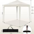 Miniatyrbild 3 av 9: Rootz Outdoor Gazebo - Trädgårdstak - Solskydd - Rostskyddad - UV-skydd - 2m x 2m x 2,4m