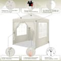 Miniatyrbild 5 av 9: Rootz Outdoor Gazebo - Trädgårdstak - Solskydd - Rostskyddad - UV-skydd - 2m x 2m x 2,4m