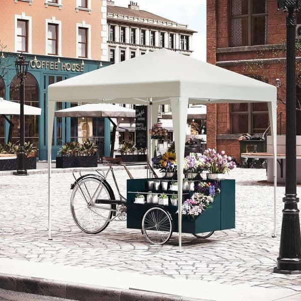 Rootz Outdoor Gazebo - Trädgårdstak - Solskydd - Rostskyddad - UV-skydd - 2m x 2m x 2,4m