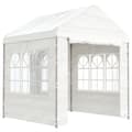 Miniatyrbild 2 av 2: Paviljong med tak vit 2,28x2,23x2,69 m polyeten