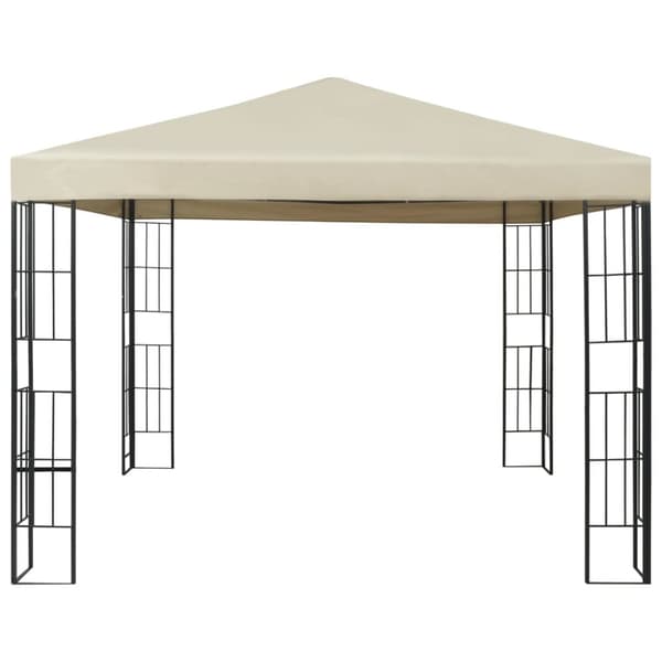 Paviljong 3x3 m gräddvit