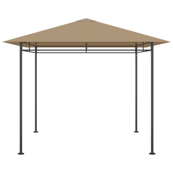 Paviljong 3x3x2,7 m taupe 180 g/m²