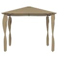 Miniatyrbild 2 av 2: Paviljong med stolpar 3x3x2,6 m taupe 160 g/m²