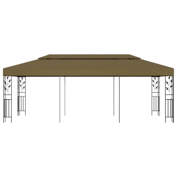 Paviljong 6x3 m taupe 180 g/m²