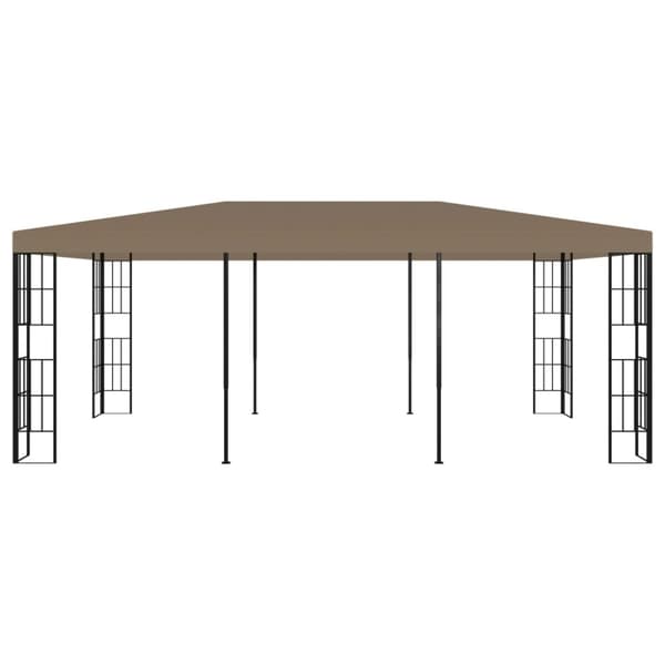 Paviljong 6x3 m taupe