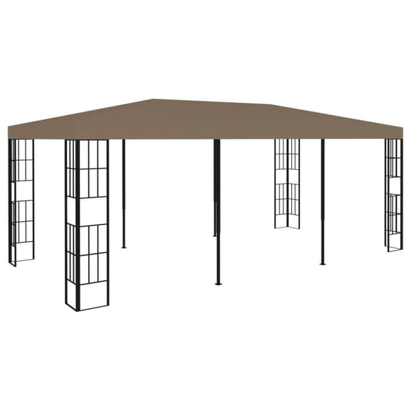 Paviljong 6x3 m taupe