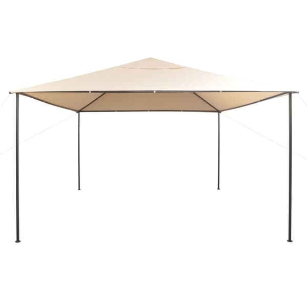 Paviljong 4x4 m stål beige